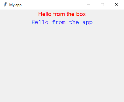 Box and app