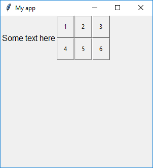 Box with grid layout