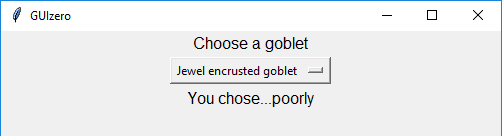 Combo calling a function