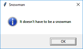 Info popup