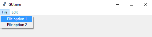 MenuBar on Windows