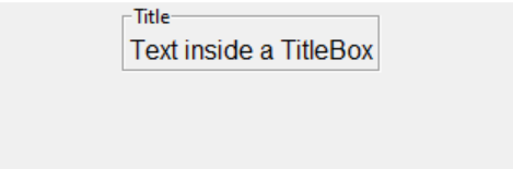 guizero TitleBox widget