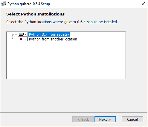 windows msi installer step 2